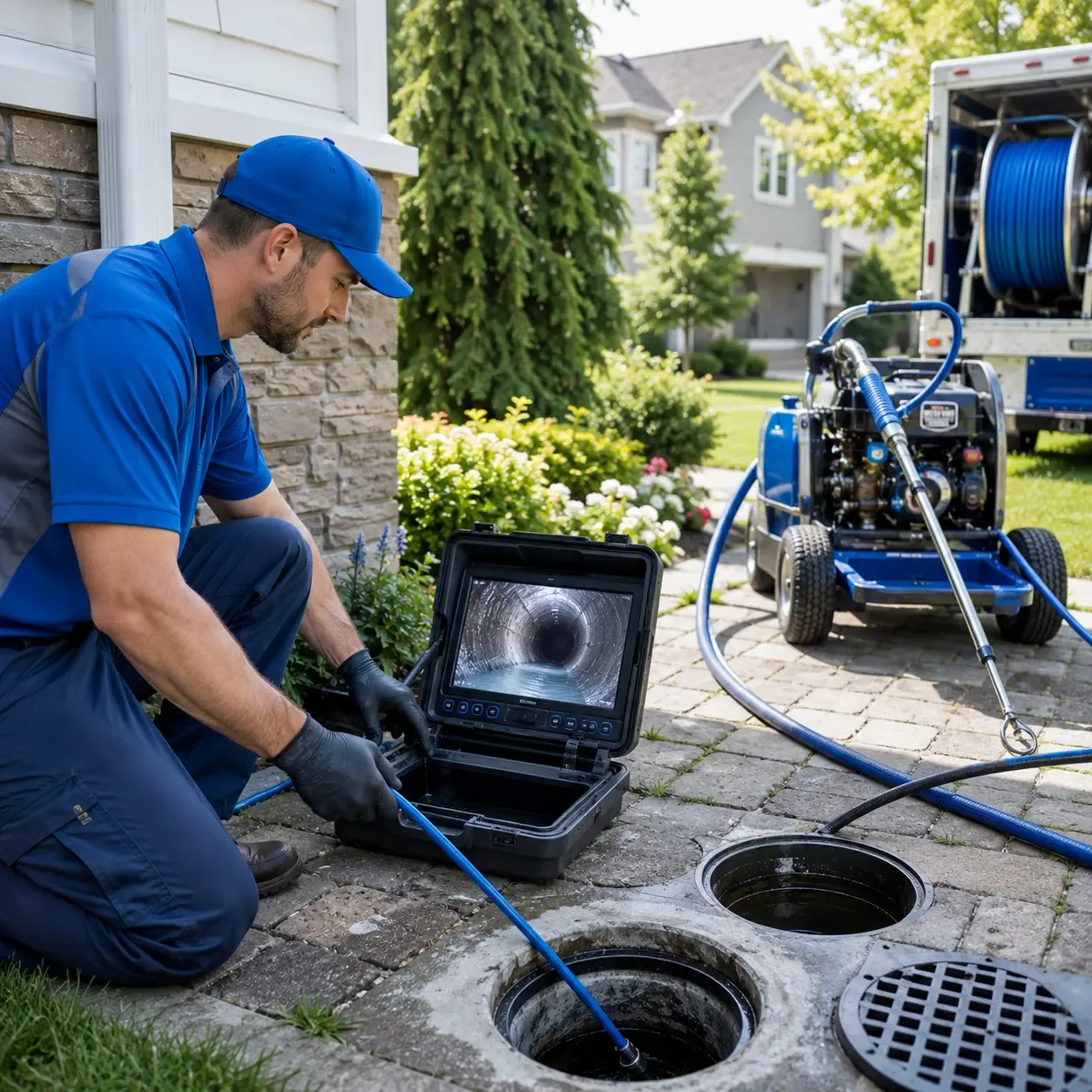 Outdoor drain cleaning professionals serving Rolette, ND