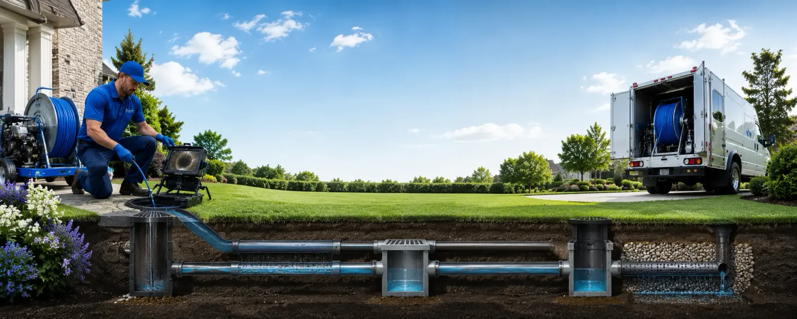 Outdoor drain cleaning information for Rolette, ND